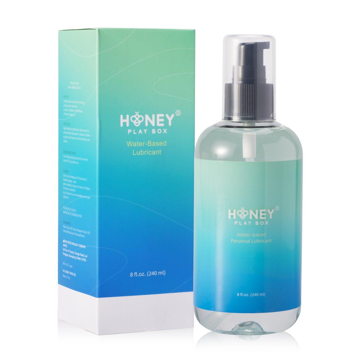 HoneyPlayBox Water Based Lubricant in 8oz/240ml - Honey Play Box – Honey  Play Box Official