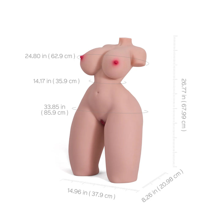 Mara - Sex Doll Male Masturbator Pocket Pussy Life Size Female Torso Love Doll - Honeykissme