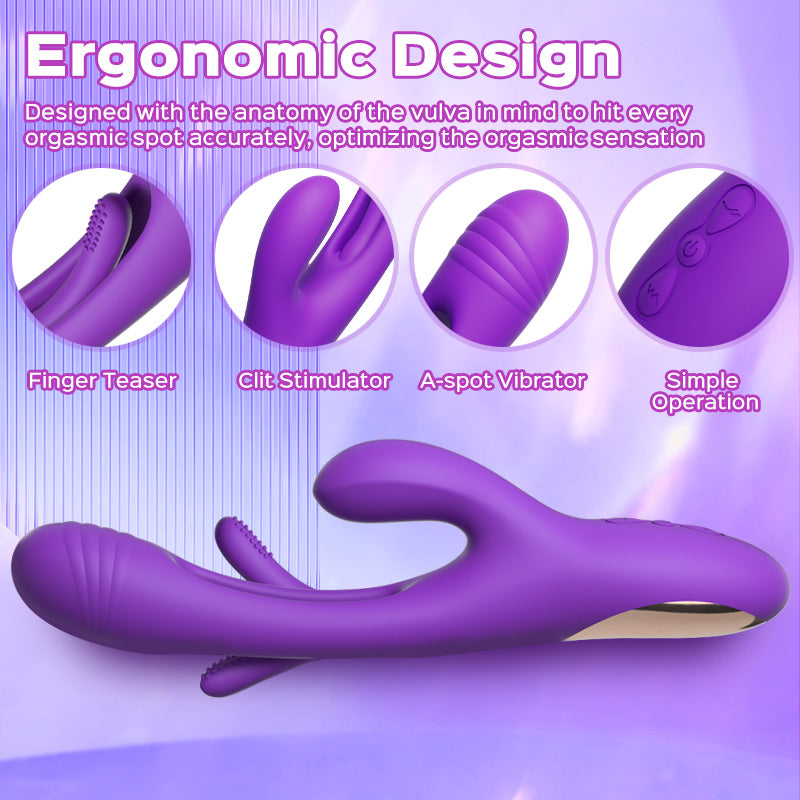 Bora - Rabbit Tapping G-spot Vibrator - Honey Play Box Official