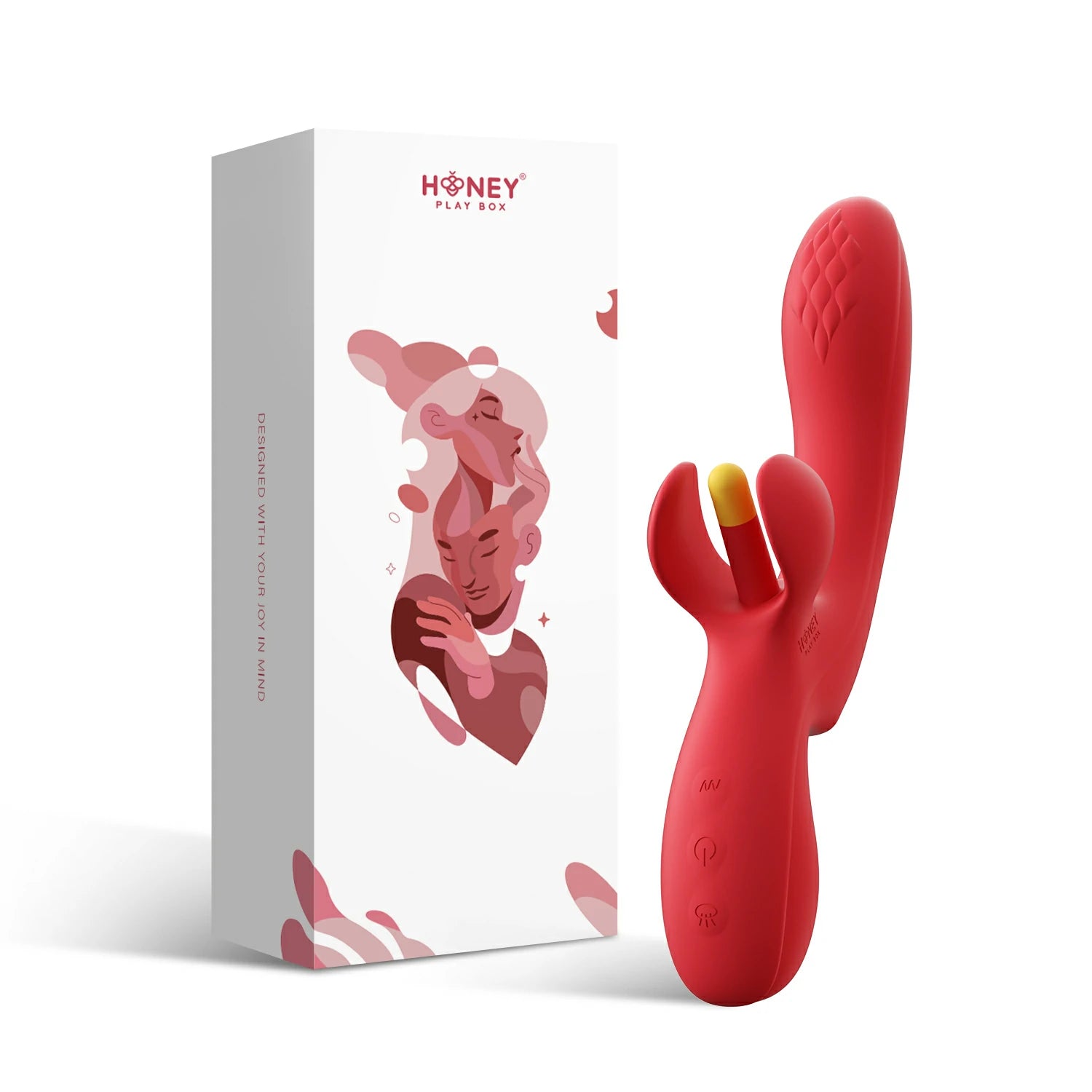 Fortexa kinky finger tapping vibrator package front page