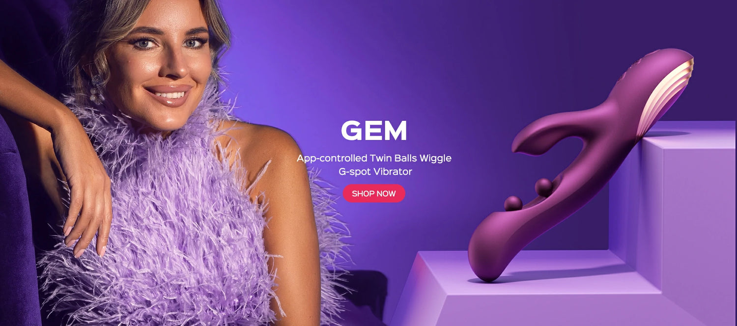 gem wiggling twin balls rabbit vibrator pc banner