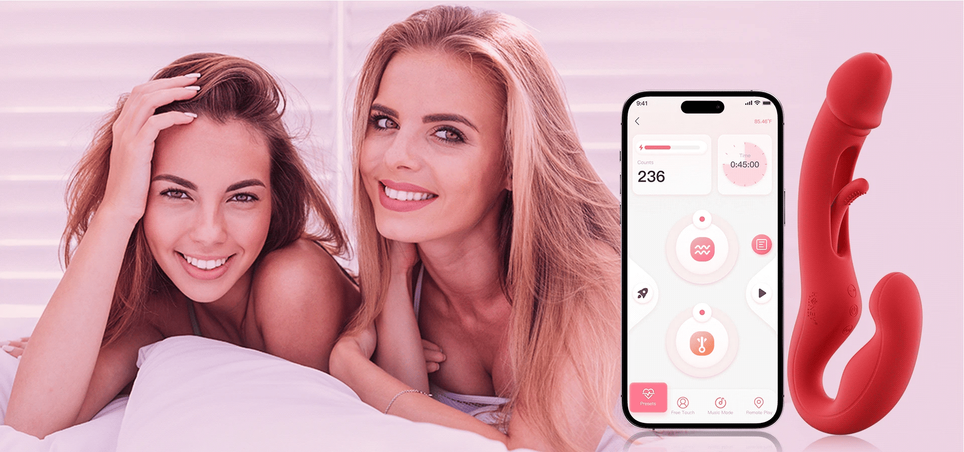 harmony duo app controlled dual-ended vibrator pc detail page