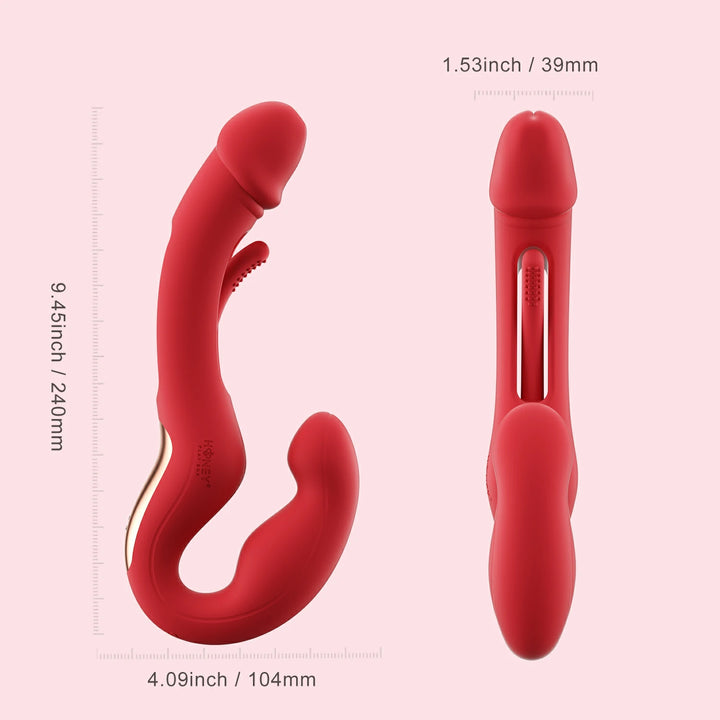 harmony duo size chart front view