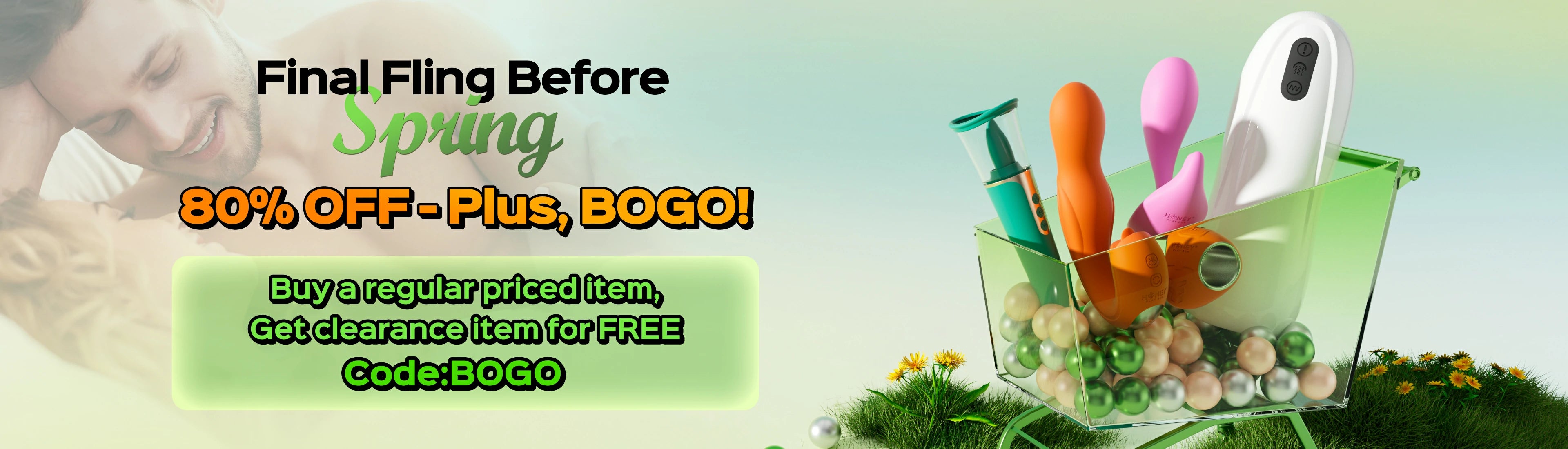 spring fling sale bogo and blowout pc banner